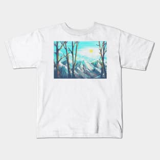 Mountain Painting Kids T-Shirt